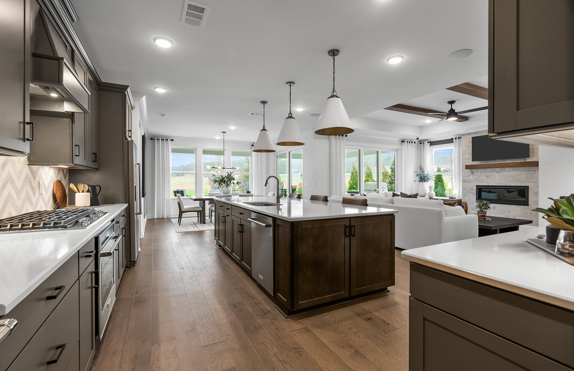 21 Pinnacles Lane Lebanon, TN 37090 - Photo 81 of 81 a large kitchen with stainless steel appliances and a large counter top