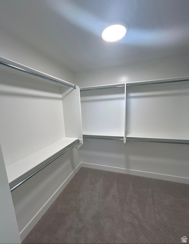 2818 West Aurora Avenue Mapleton, UT 84664 - Photo 4 of 9 Walk in closet featuring dark colored carpet