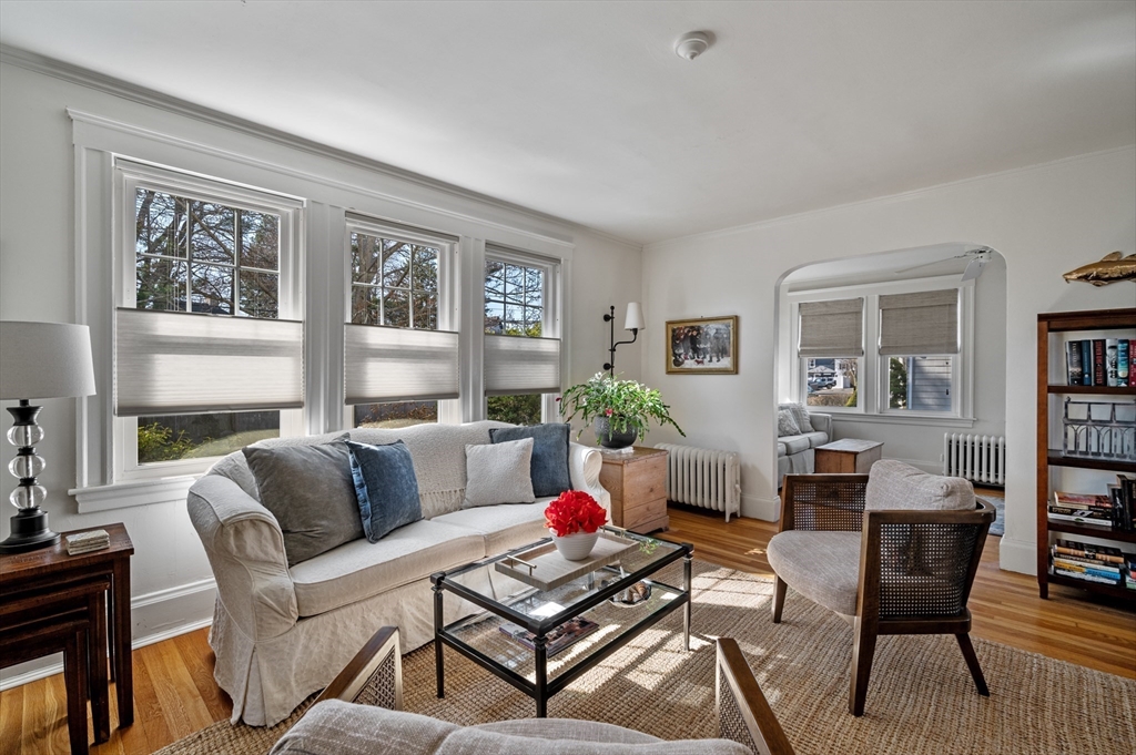 23 Tedesco Street Marblehead, MA 01945 - Photo 8 of 43 a living room with furniture and a large window