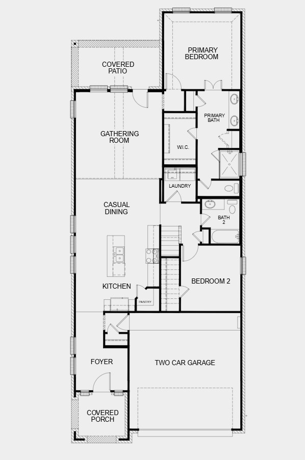 22122 Rangemore Drive Cypress, TX 77433 - Photo 27 of 28 First Floor Plan - Additional Highlights Include: LVP flooring throughout the main living areas