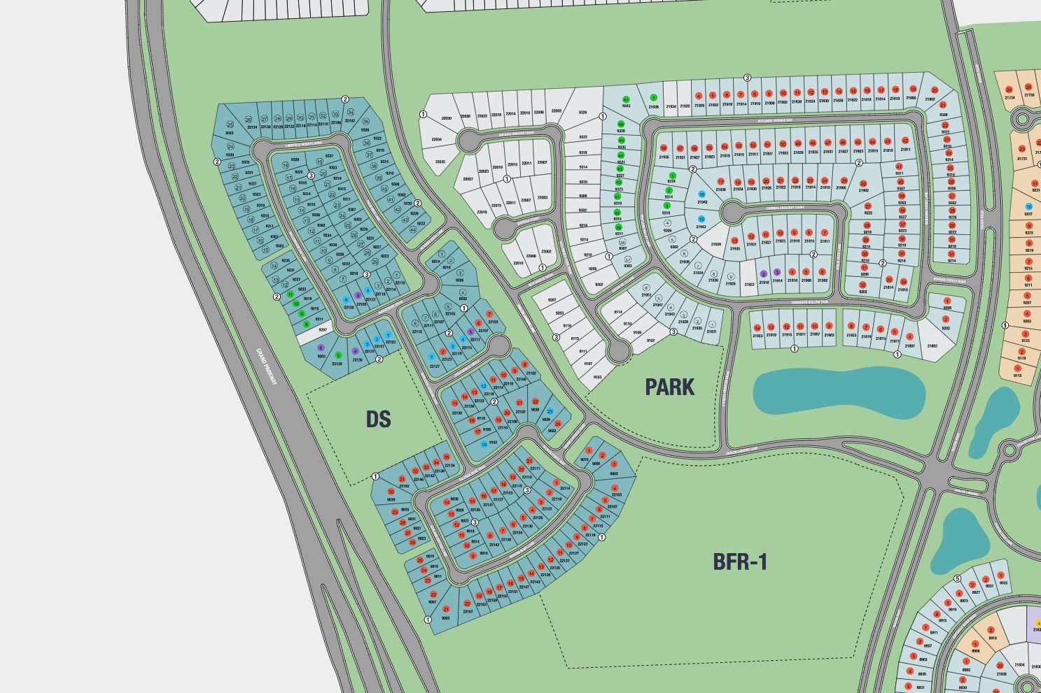 22122 Rangemore Drive Cypress, TX 77433 - Photo 18 of 28 Avalon at Cypress Sitemap