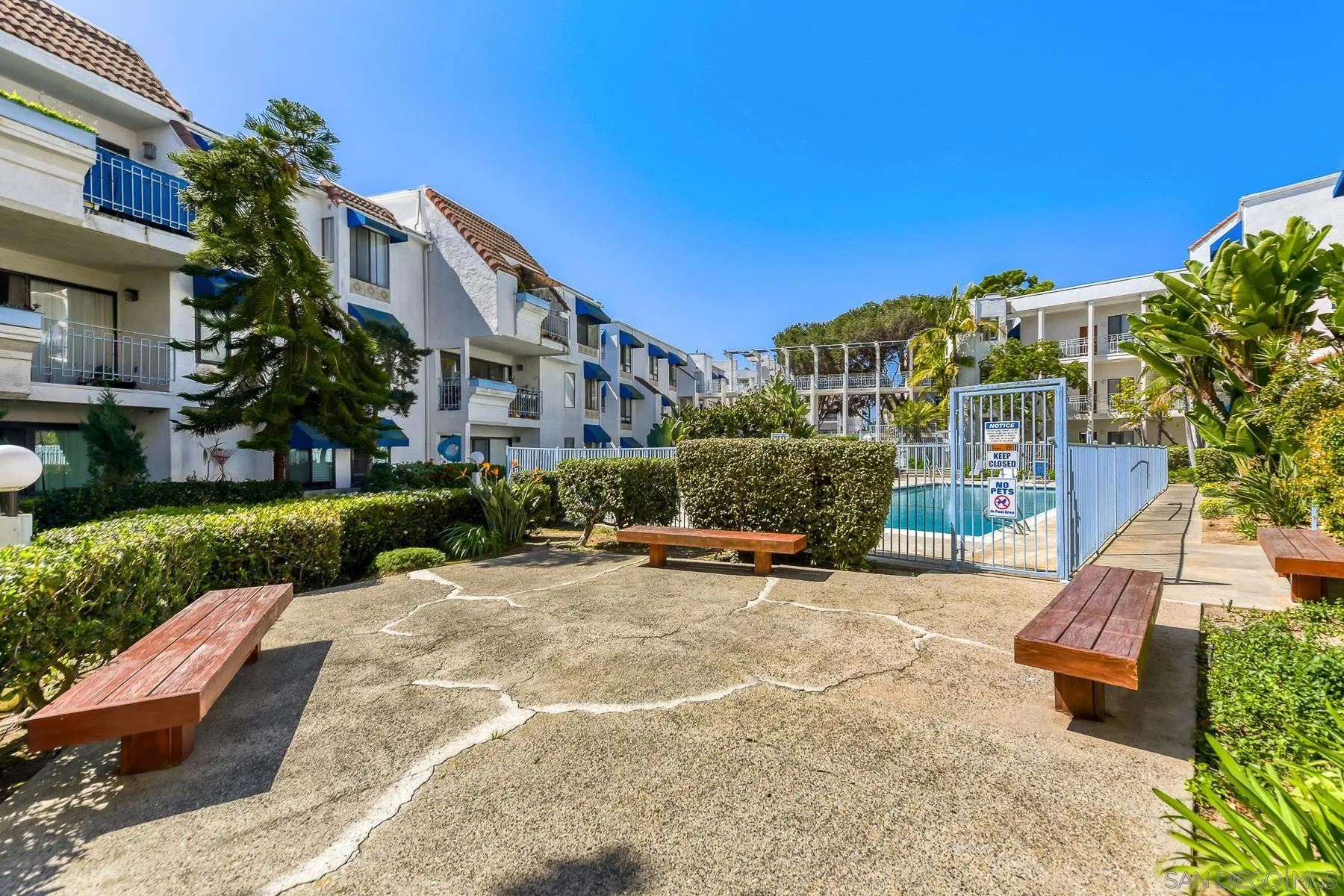 8308 Regents Road, Unit 1H San Diego, CA 92122 - Photo 23 of 23 a view of a house with a patio