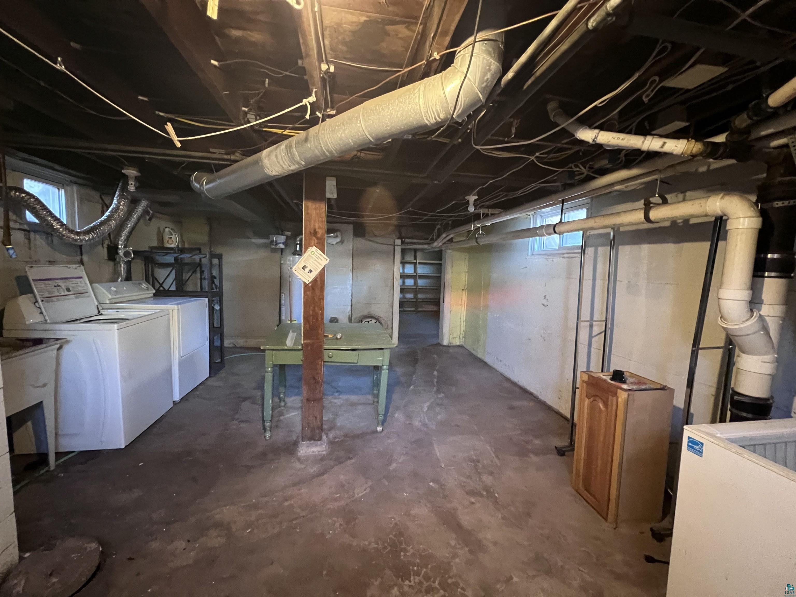 4207 East 3rd Street Superior, WI 54880 - Photo 14 of 23 Basement with independent washer and dryer