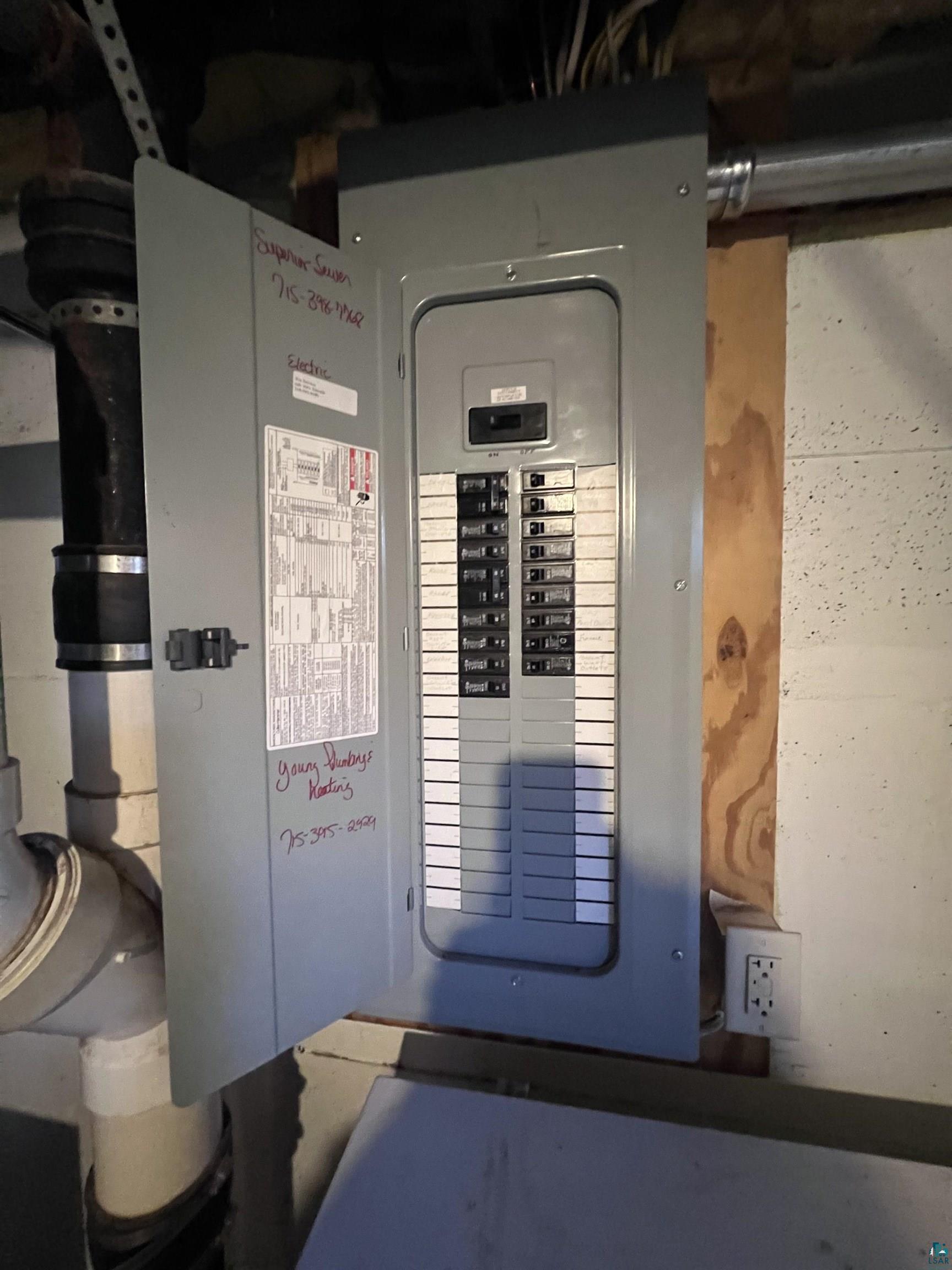 4207 East 3rd Street Superior, WI 54880 - Photo 17 of 23 Utilities with electric panel