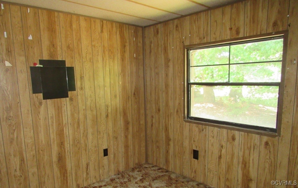 27701 Prince Edward Highway Rice, VA 23966 - Photo 19 of 21 Empty room with wooden walls and plenty of natural