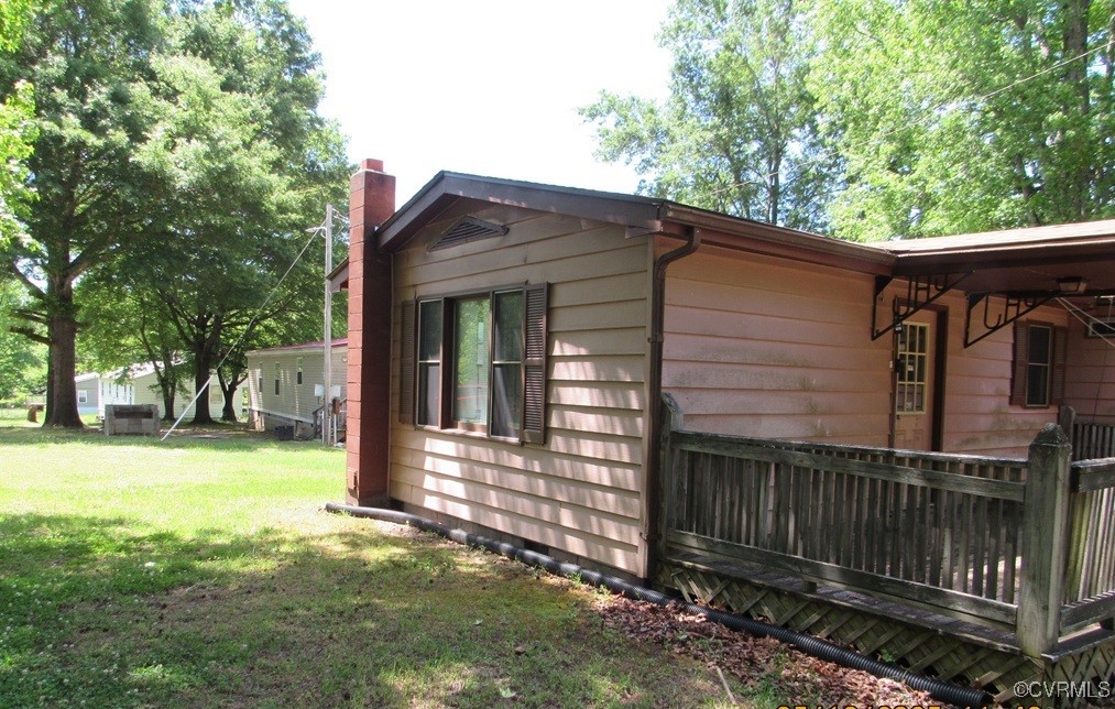 27701 Prince Edward Highway Rice, VA 23966 - Photo 6 of 21 View of side of property with a chimney and a yard