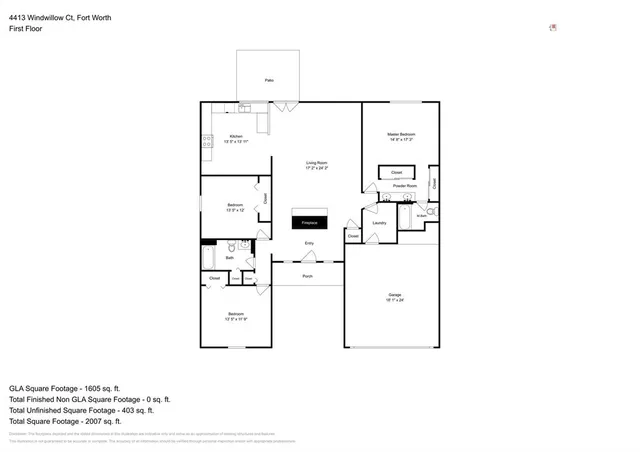 $2,020 | 4413 Windwillow Court, Fort Worth, TX 76137