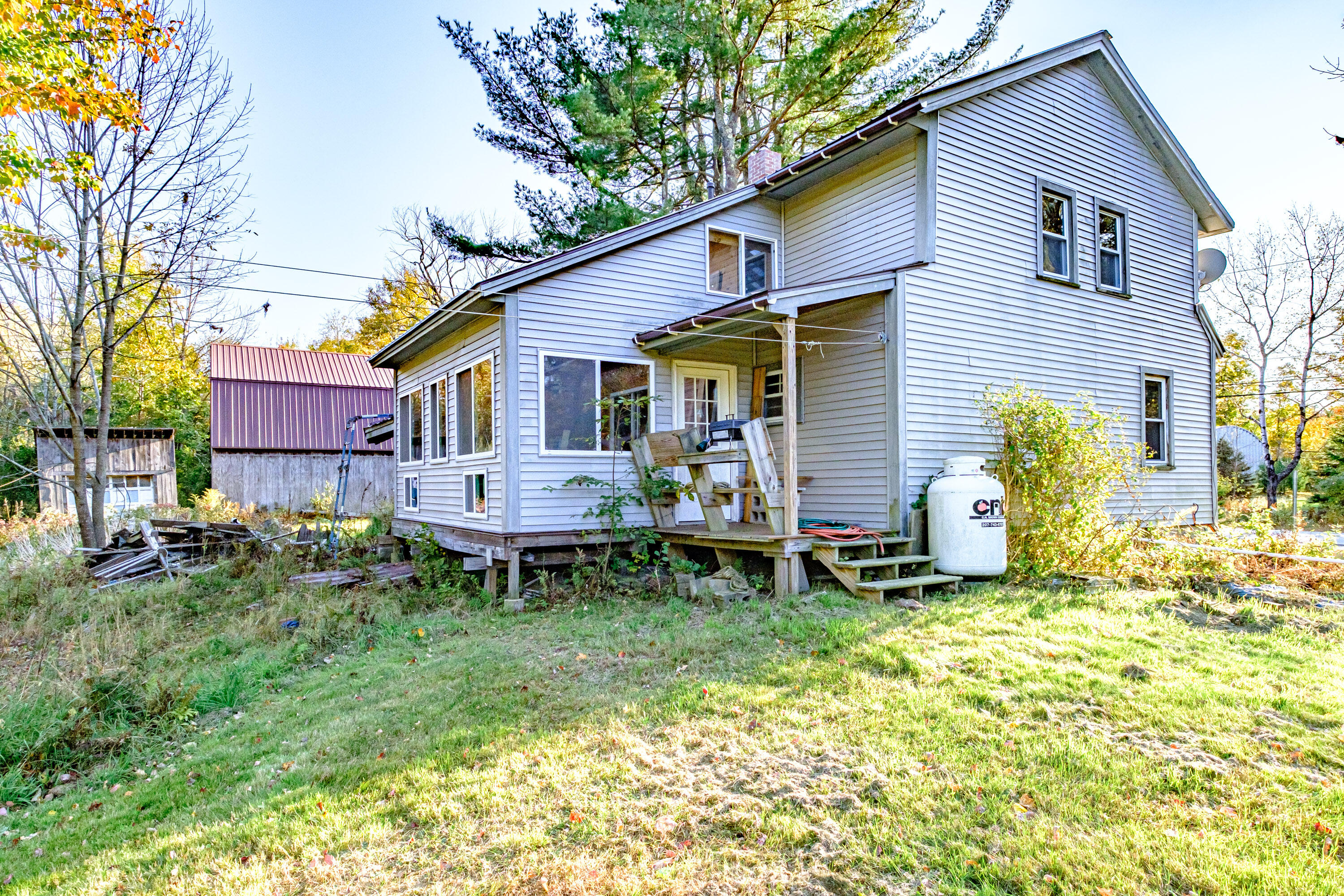 943 Gore Road Otisfield, ME 04270 - Photo 44 of 47 Backside of home