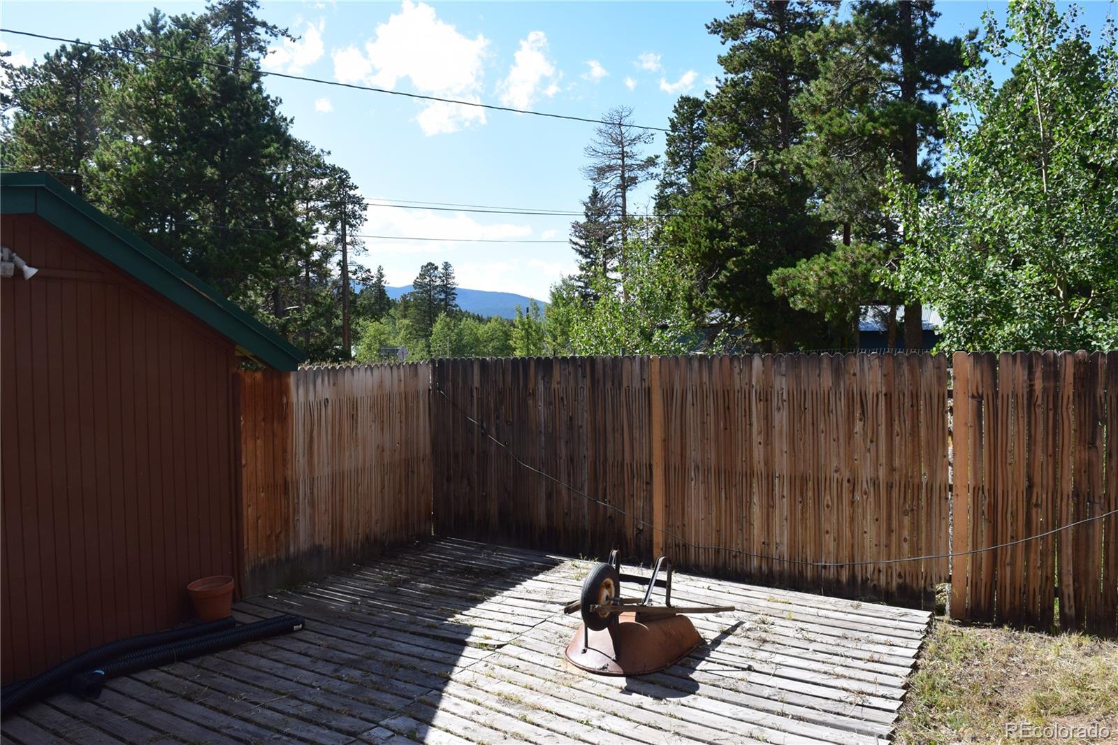 27 Gap Road Black Hawk, CO 80422 - Photo 17 of 18 a view of a deck with a backyard