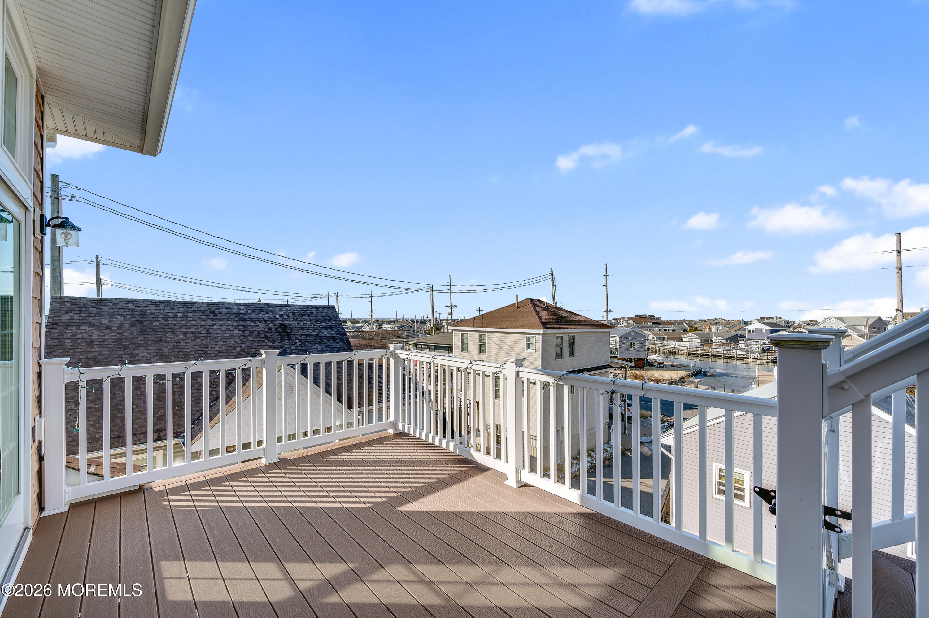 170 West Beach Way Lavallette, NJ 08735 - Photo 37 of 71 a view of a balcony with wooden floor