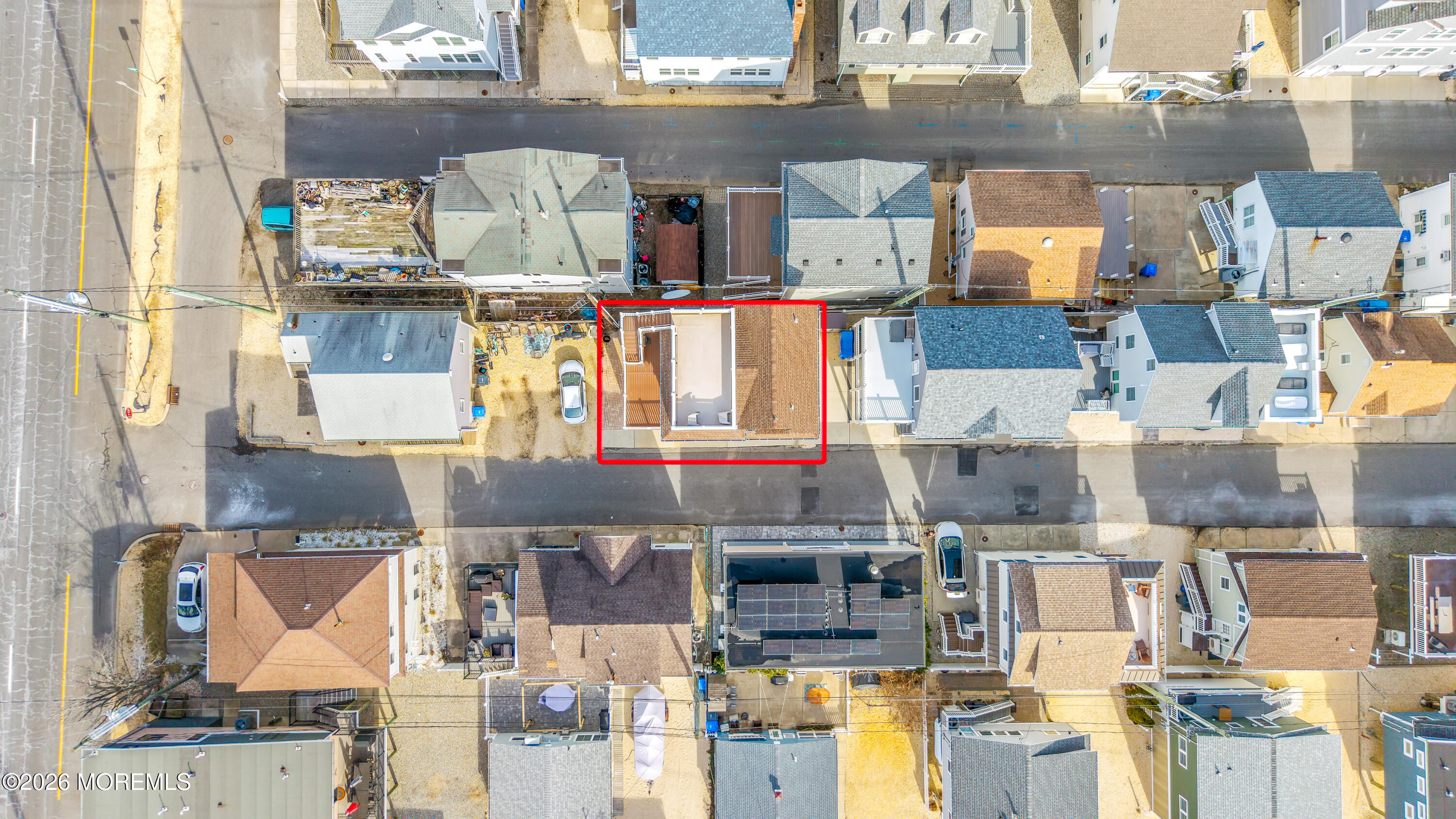 170 West Beach Way Lavallette, NJ 08735 - Photo 63 of 71 an aerial view of residential houses with outdoor space
