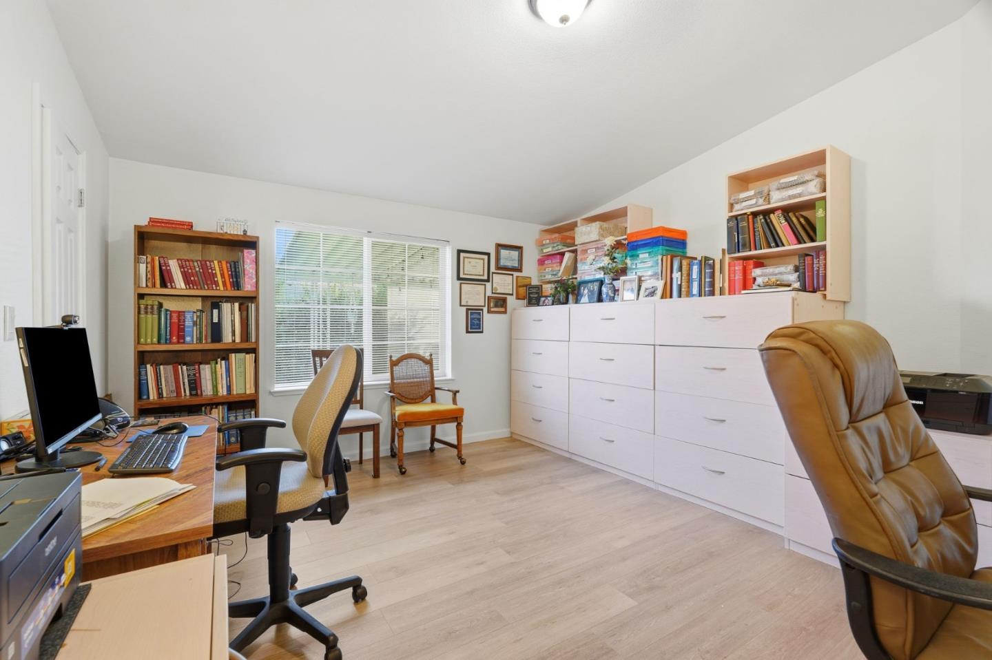 845 Villa Teresa Way, Unit 845 San Jose, CA 95123 - Photo 16 of 34 a view of a workspace with furniture and a window