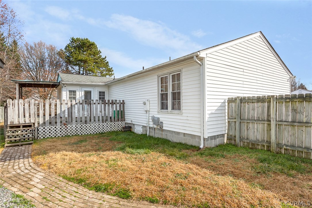2912 Fielding Road Chester, VA 23831 - Photo 23 of 23 a front view of a house with a garden
