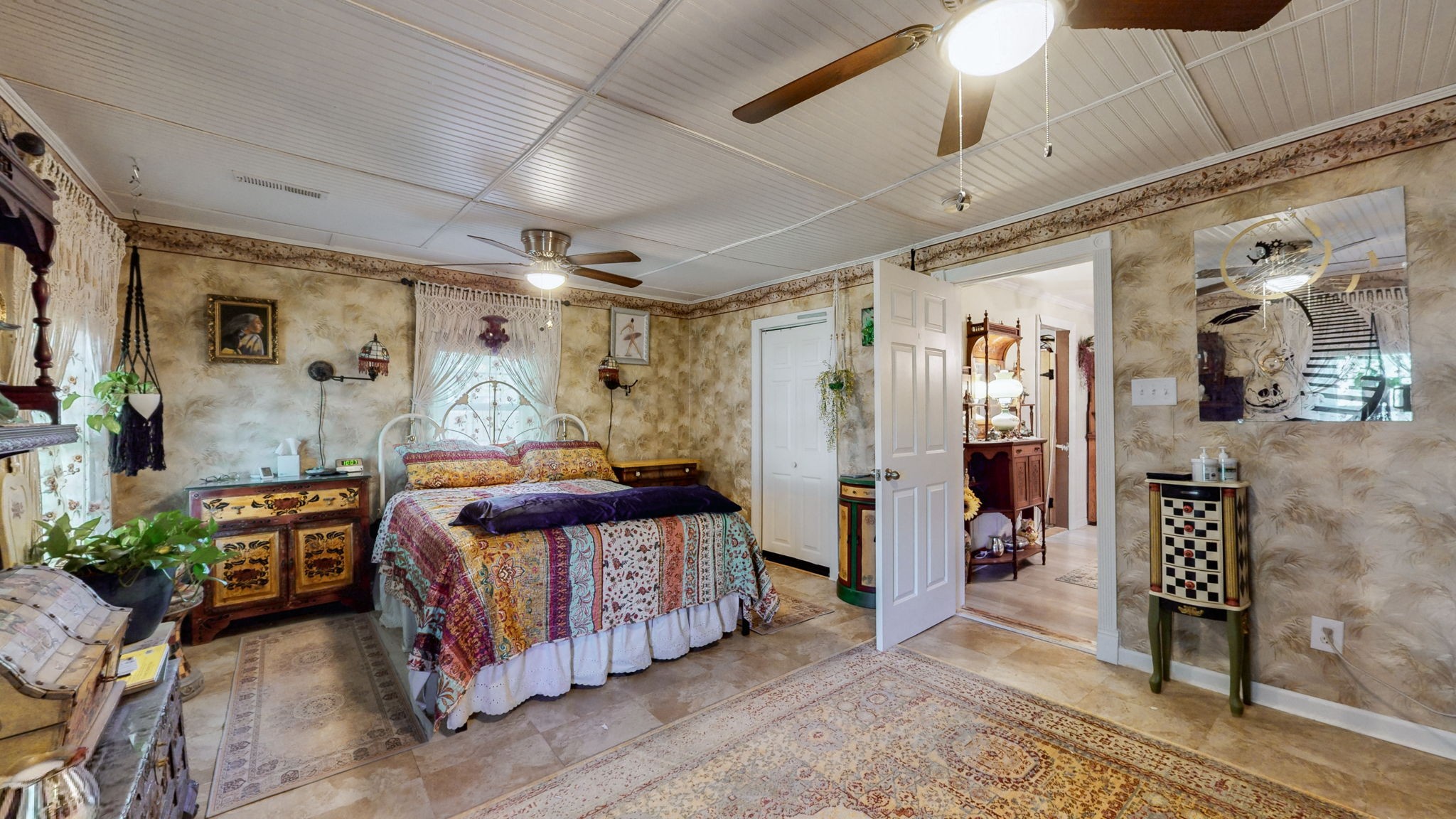 407 Villa Street Murfreesboro, TN 37129 - Photo 20 of 33 a bedroom with furniture and large windows