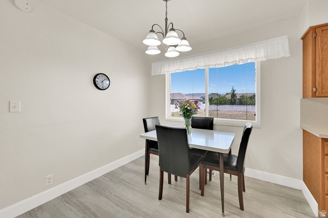 2467 South 2000 West Syracuse, UT 84075 - Photo 15 of 28 Dining area with a large window and distant landscape
