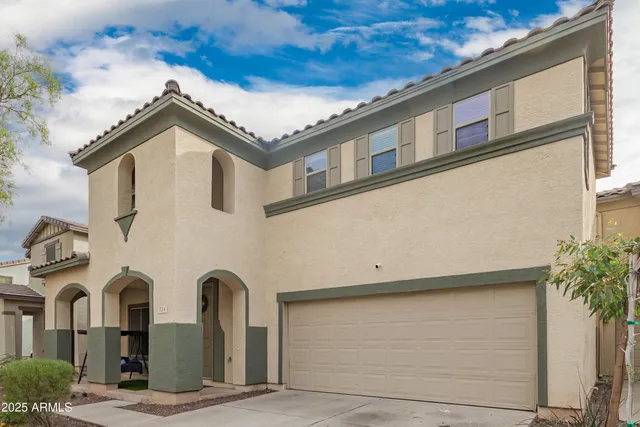 a view of front of house