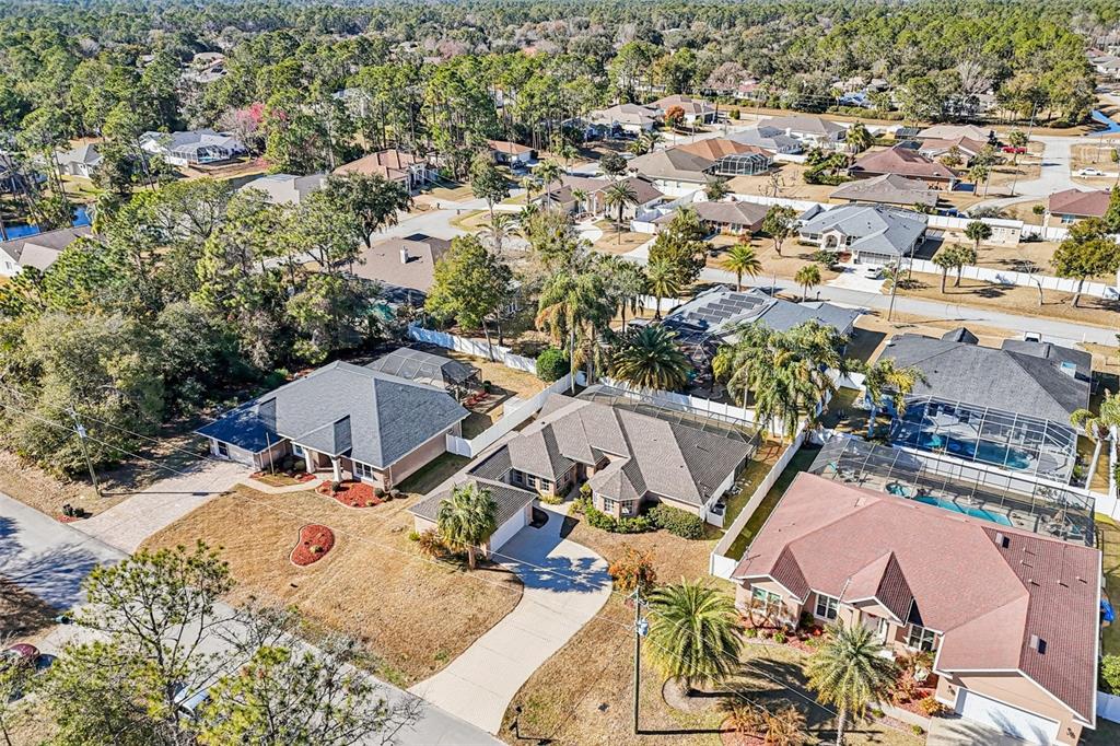 5 Watkins Place Palm Coast, FL 32164 - Photo 24 of 25 an aerial view of a house with yard