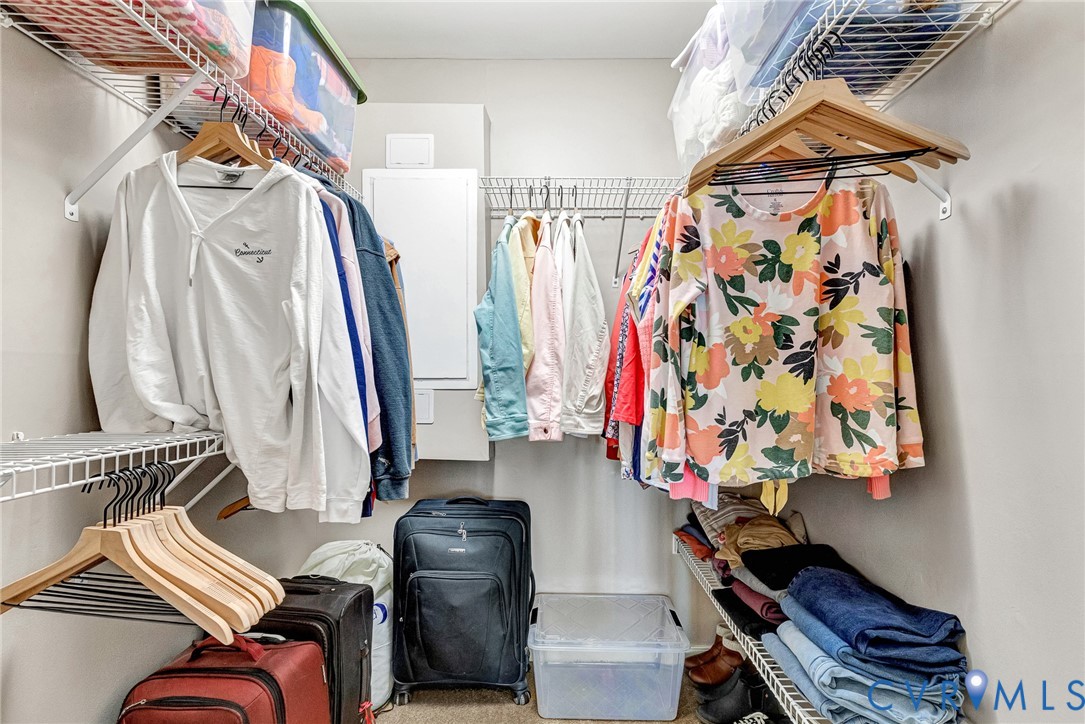 102 Water Pointe Court Midlothian, VA 23112 - Photo 26 of 35 a view of walk in closet with clothes and shoes