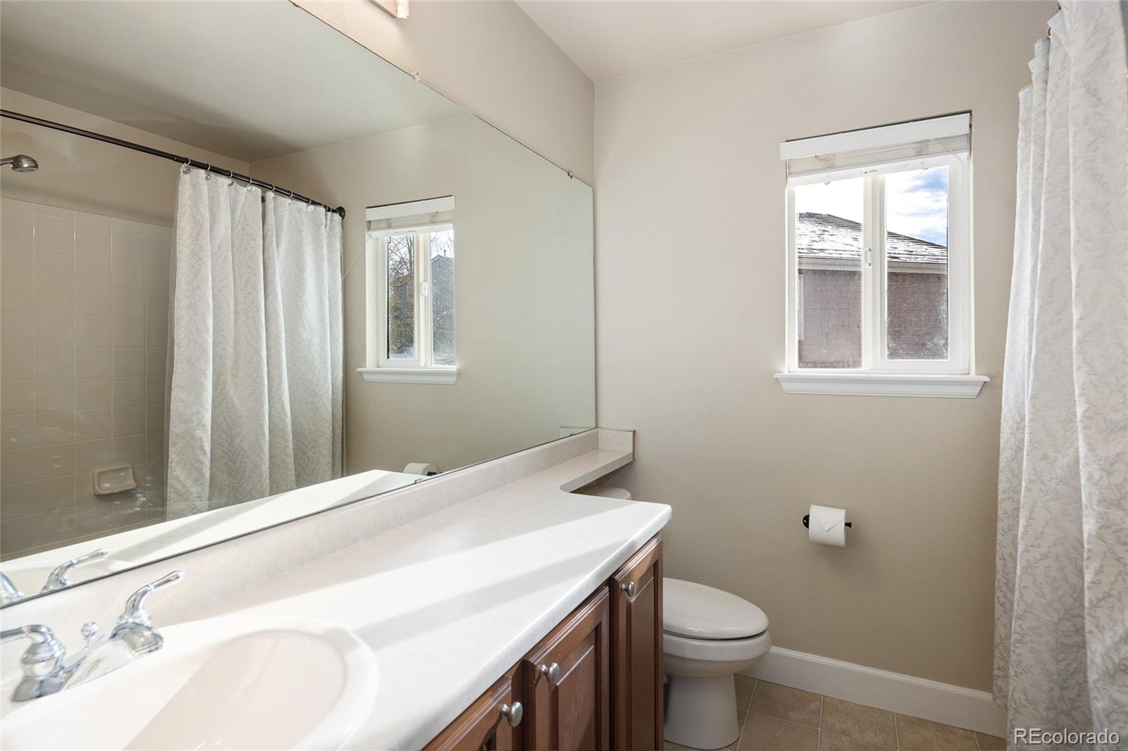 10269 Fawnbrook Court Highlands Ranch, CO 80130 - Photo 26 of 45 a bathroom with a sink a toilet and shower