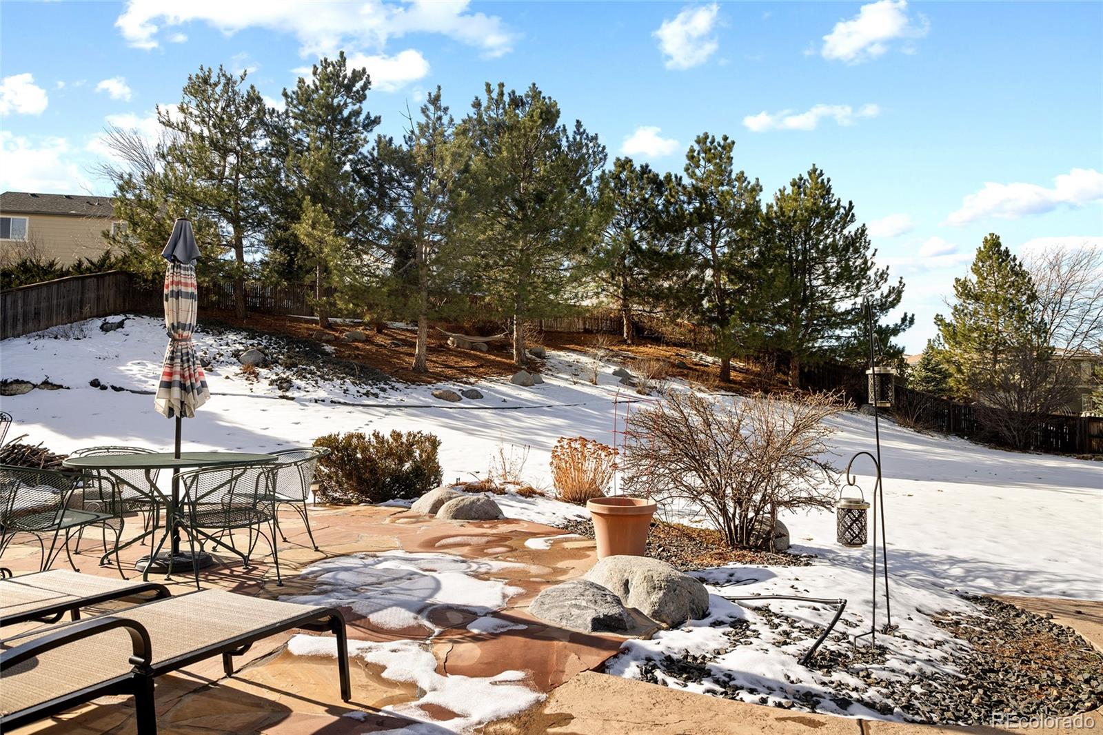10269 Fawnbrook Court Highlands Ranch, CO 80130 - Photo 39 of 45 a view of a yard with chairs