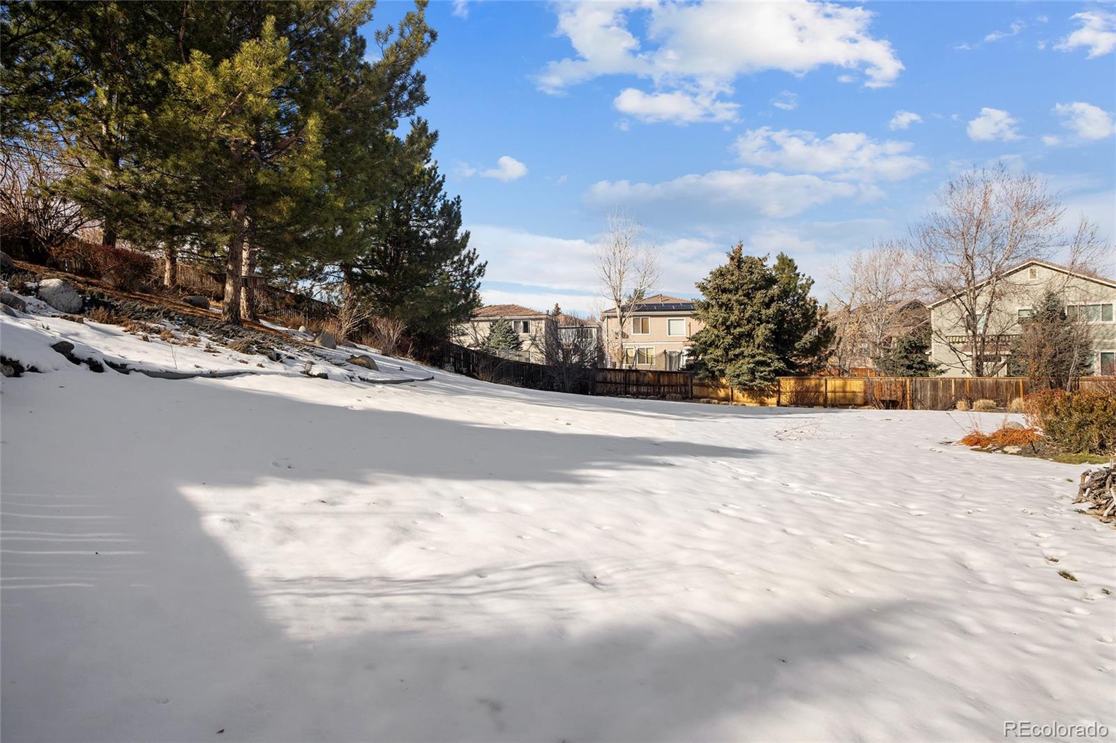 10269 Fawnbrook Court Highlands Ranch, CO 80130 - Photo 43 of 45 a view of building with snow on the road