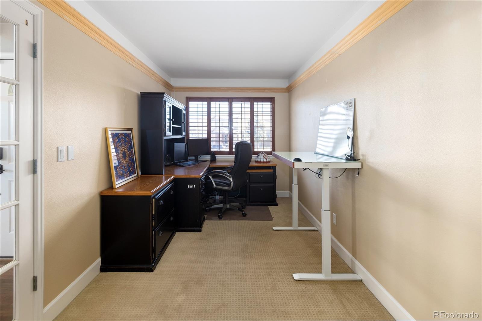 10269 Fawnbrook Court Highlands Ranch, CO 80130 - Photo 6 of 45 a view of workspace with furniture and window