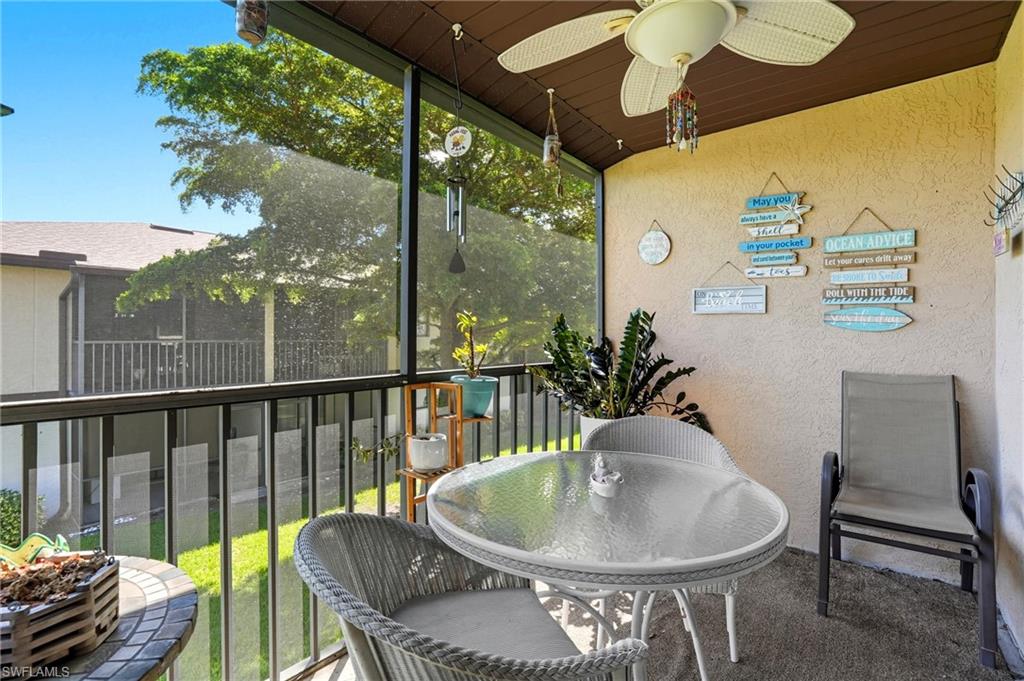4790 South Cleveland Avenue, Unit 907 Fort Myers, FL 33907 - Photo 18 of 24 Screened balcony with eastern exposure for morning sun