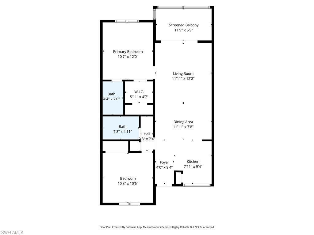 4790 South Cleveland Avenue, Unit 907 Fort Myers, FL 33907 - Photo 24 of 24 View of home floor plan