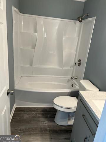 447 High Moon Drive Cartersville, GA 30121 - Photo 10 of 12 a bathroom with a toilet and a shower