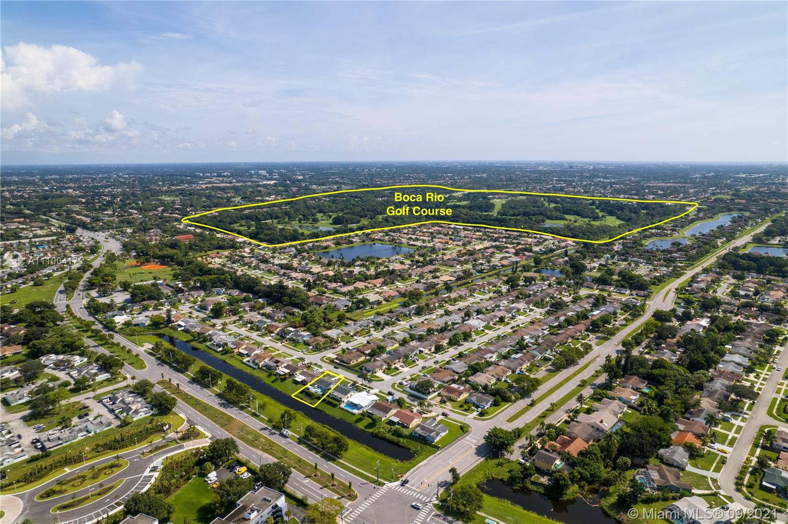 22565 Southwest 56th Avenue Boca Raton, FL 33433 - Photo 35 of 35 an aerial view of residential building and trees
