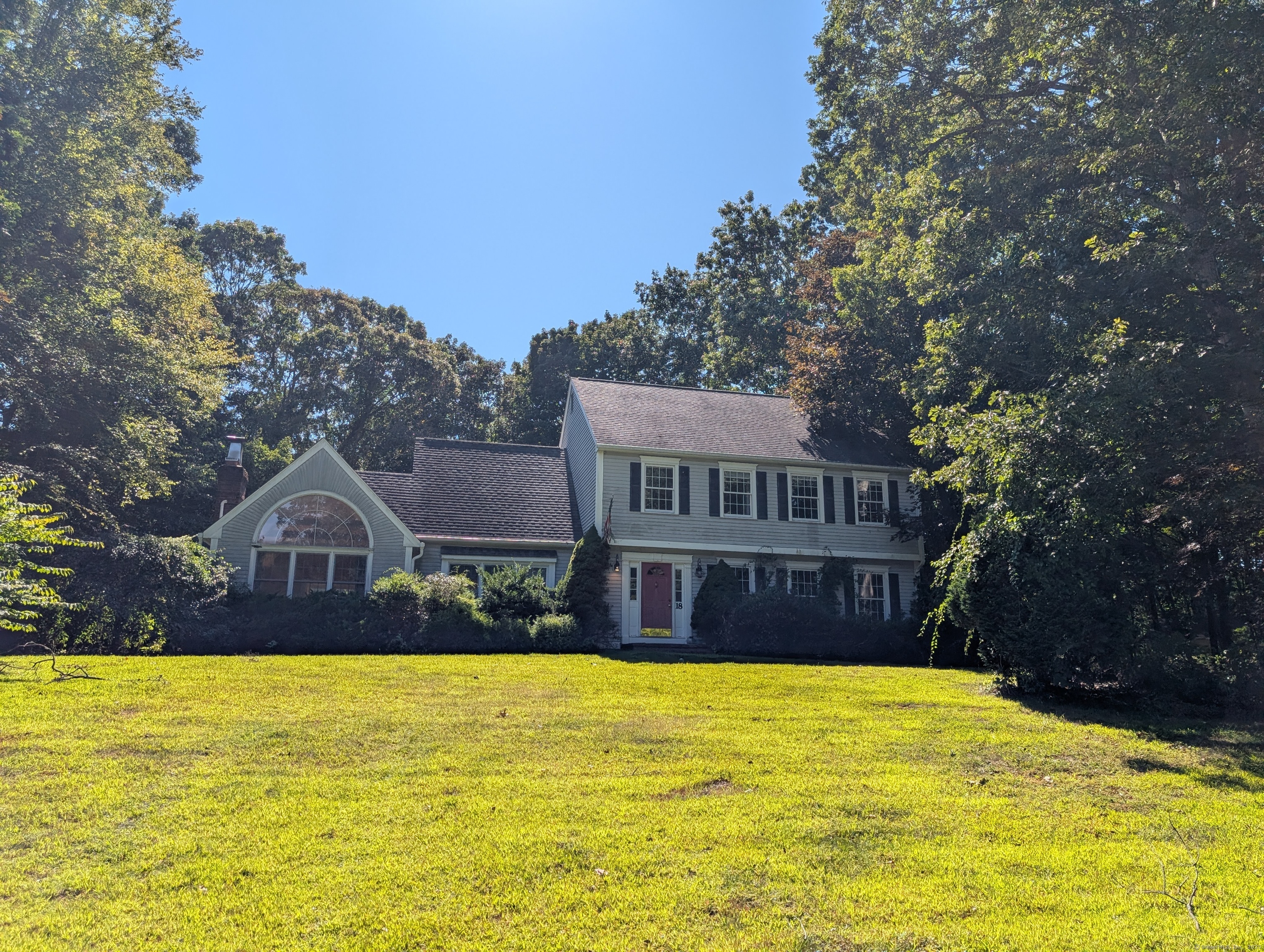 a view of a house with a swimming pool