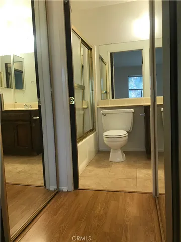 a bathroom with a toilet