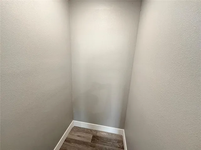 a view of small space with a sink