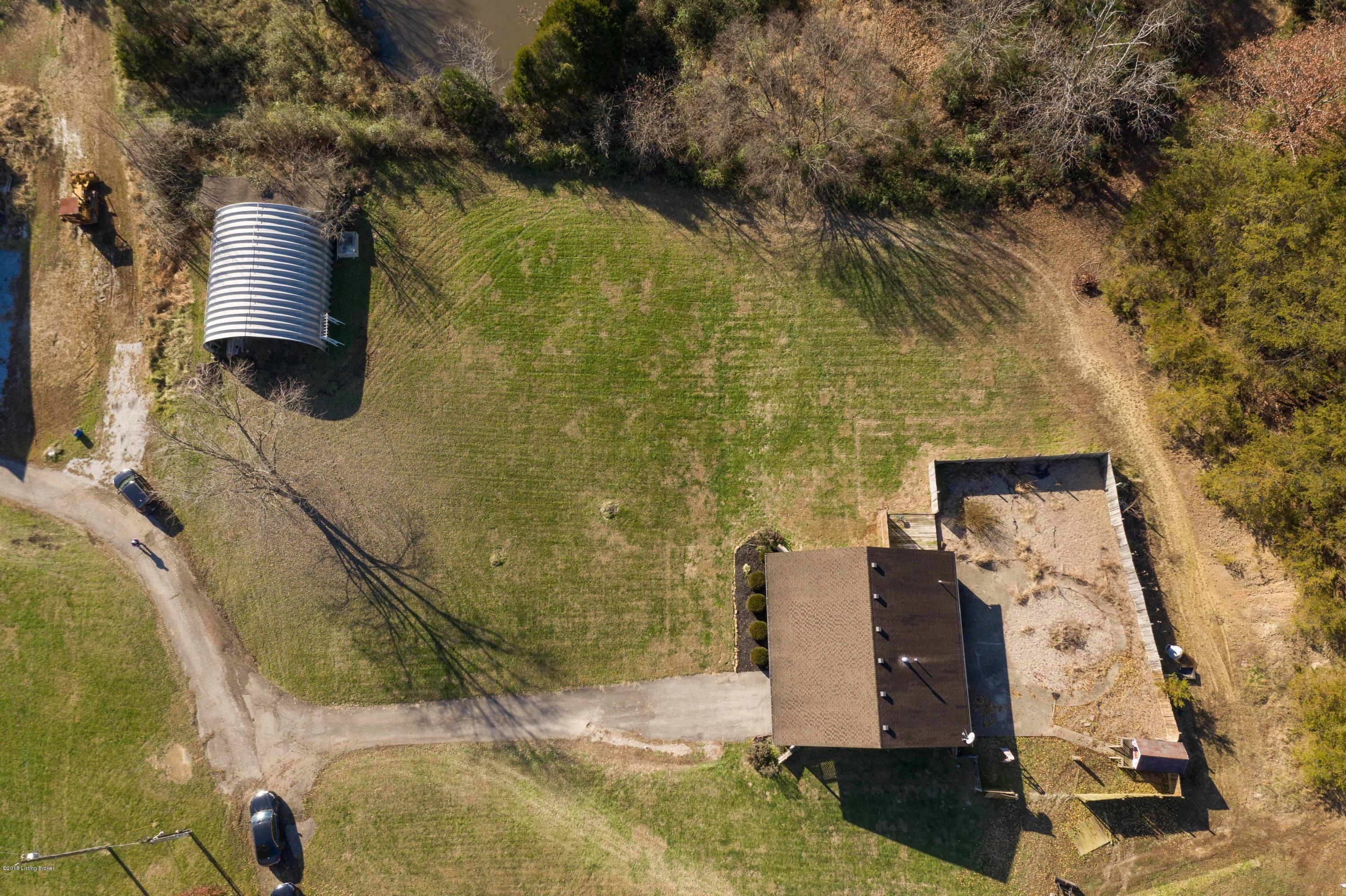 2350 Raymond Road Shepherdsville, KY 40165 - Photo 17 of 29 Aerial of the 1.05 acre property. Fenced backyard