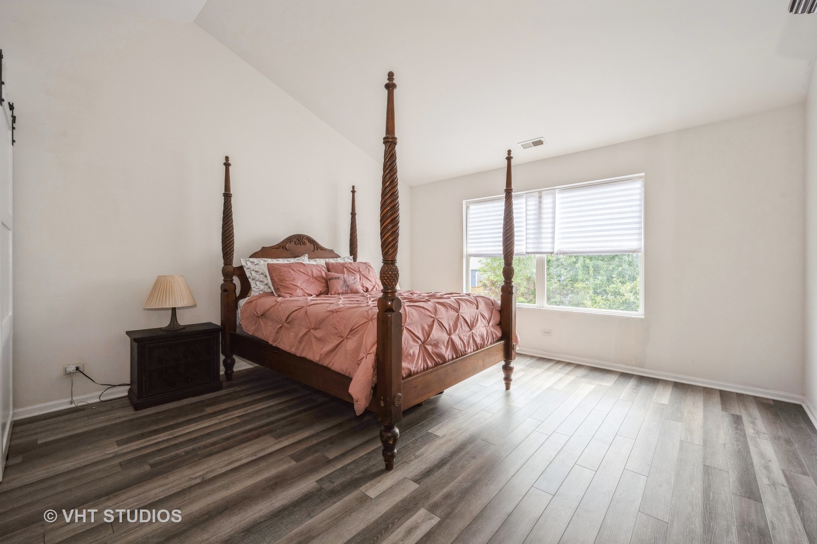 583 Greystone Lane Bolingbrook, IL 60440 - Photo 13 of 28 a bedroom with a bed window and wooden floor