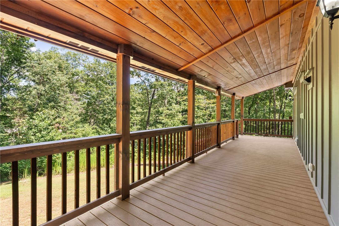 711 Scharlin Drive Pickens, SC 29671 - Photo 35 of 50 Back Deck and Yard
