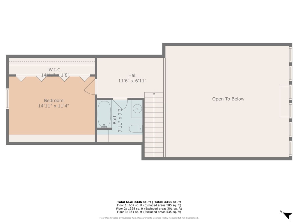 711 Scharlin Drive Pickens, SC 29671 - Photo 49 of 50 Loft Floorplan