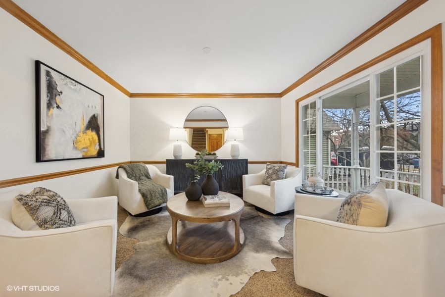 1114 Taft Avenue Wheaton, IL 60189 - Photo 2 of 24 a living room with furniture and a large window