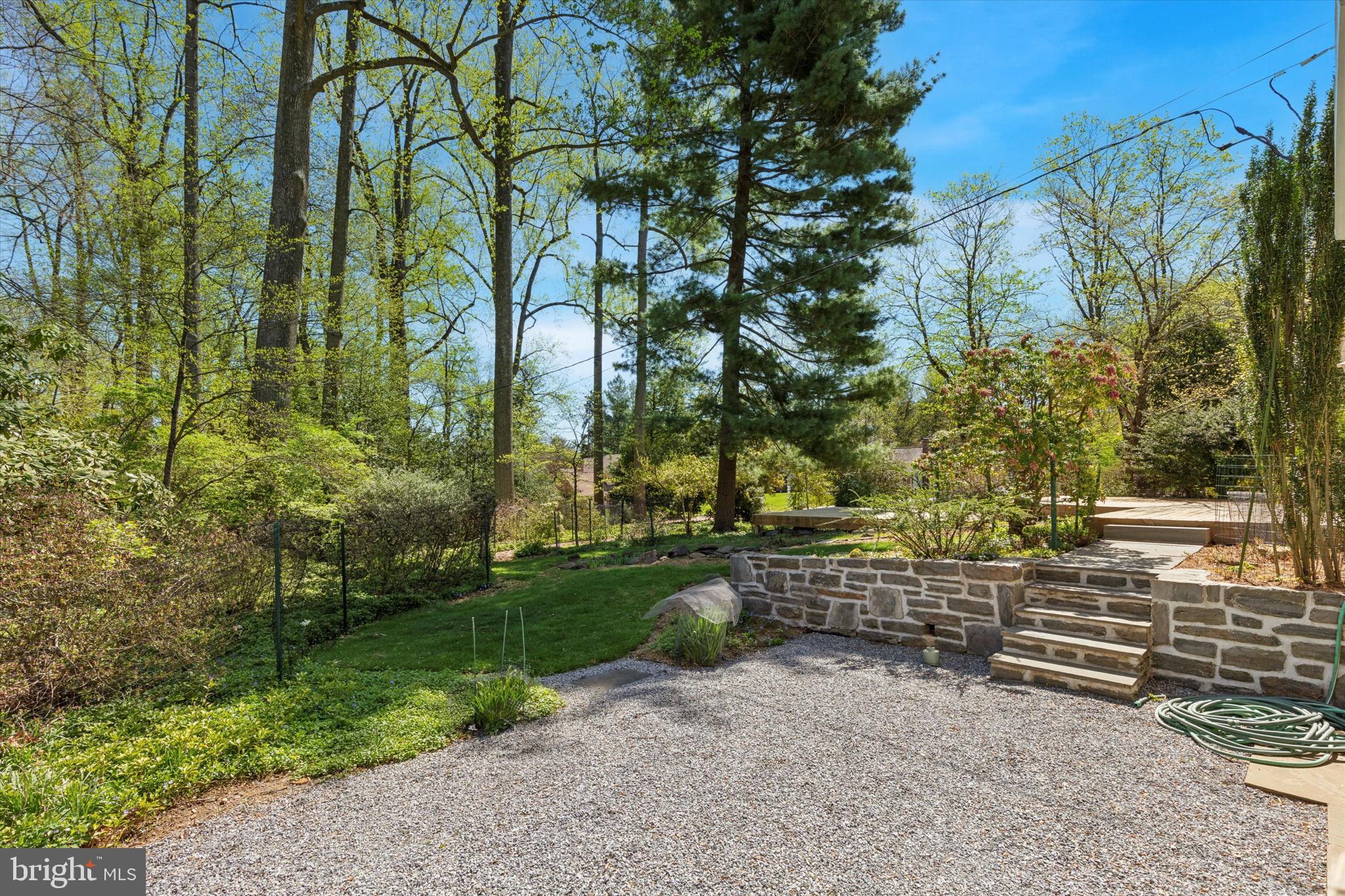 786 Bair Road Berwyn, PA 19312 - Photo 5 of 37 Rear Gravel Patio