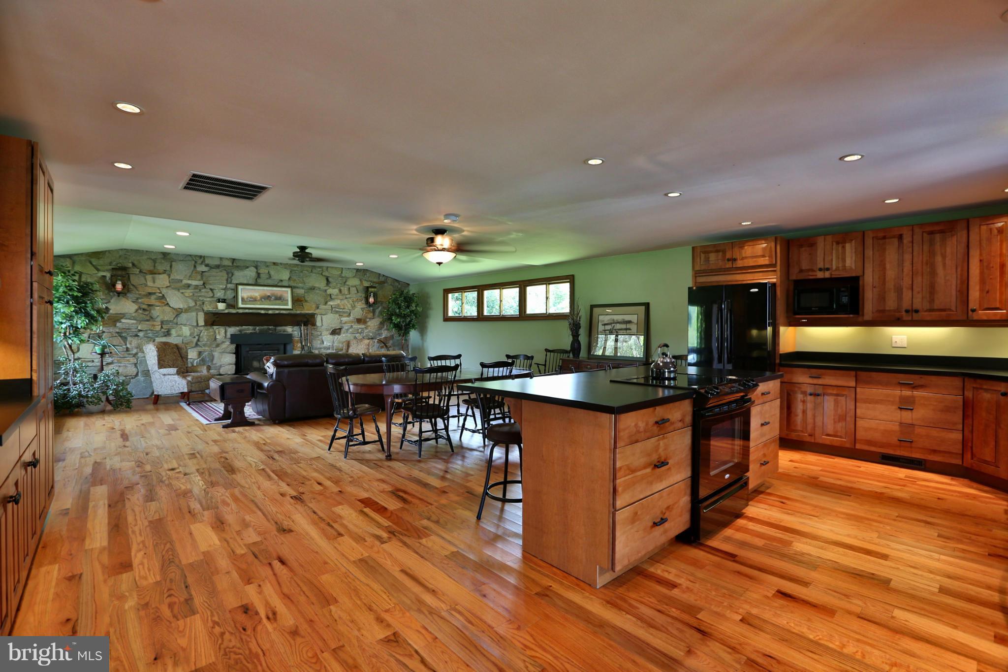 Tons Of Wood Cabinet Space!