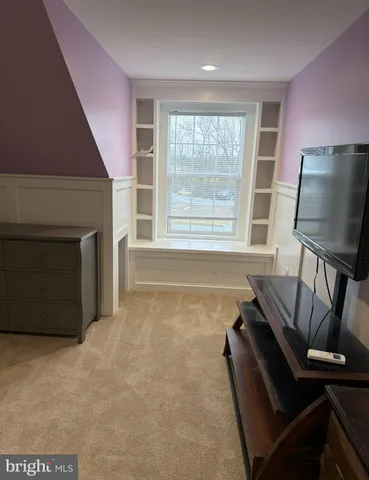 a bathroom with a window