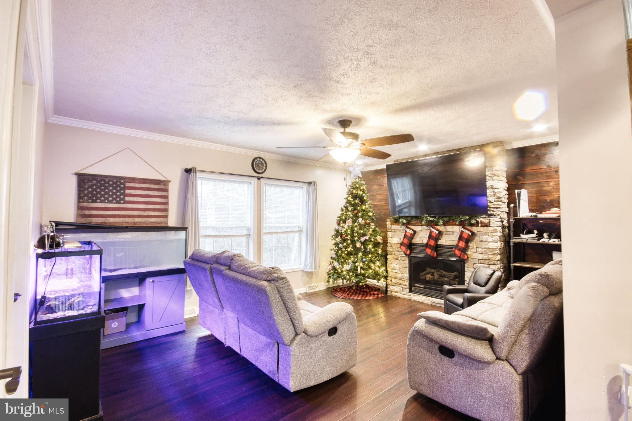 343 Dark Hollow Road Shermans Dale, PA 17090 - Photo 5 of 45 a living room with furniture and a flat screen tv