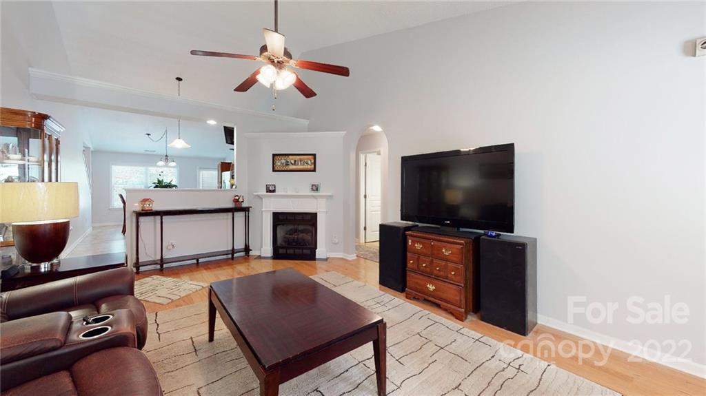 1447 George Dunn Road Rock Hill, SC 29730 - Photo 10 of 44 a living room with furniture and a flat screen tv