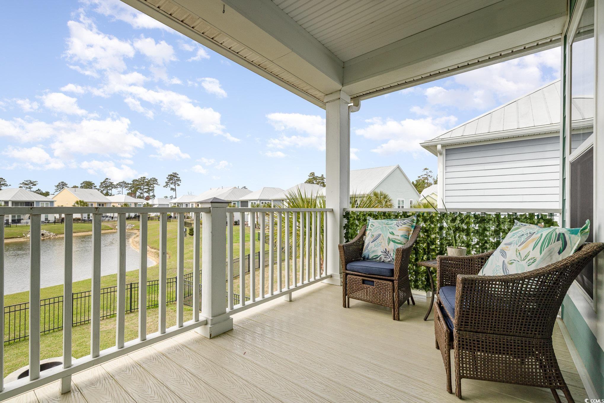 136 Splendor Circle Murrells Inlet, SC 29576 - Photo 20 of 30 Deck with a residential view and a water view