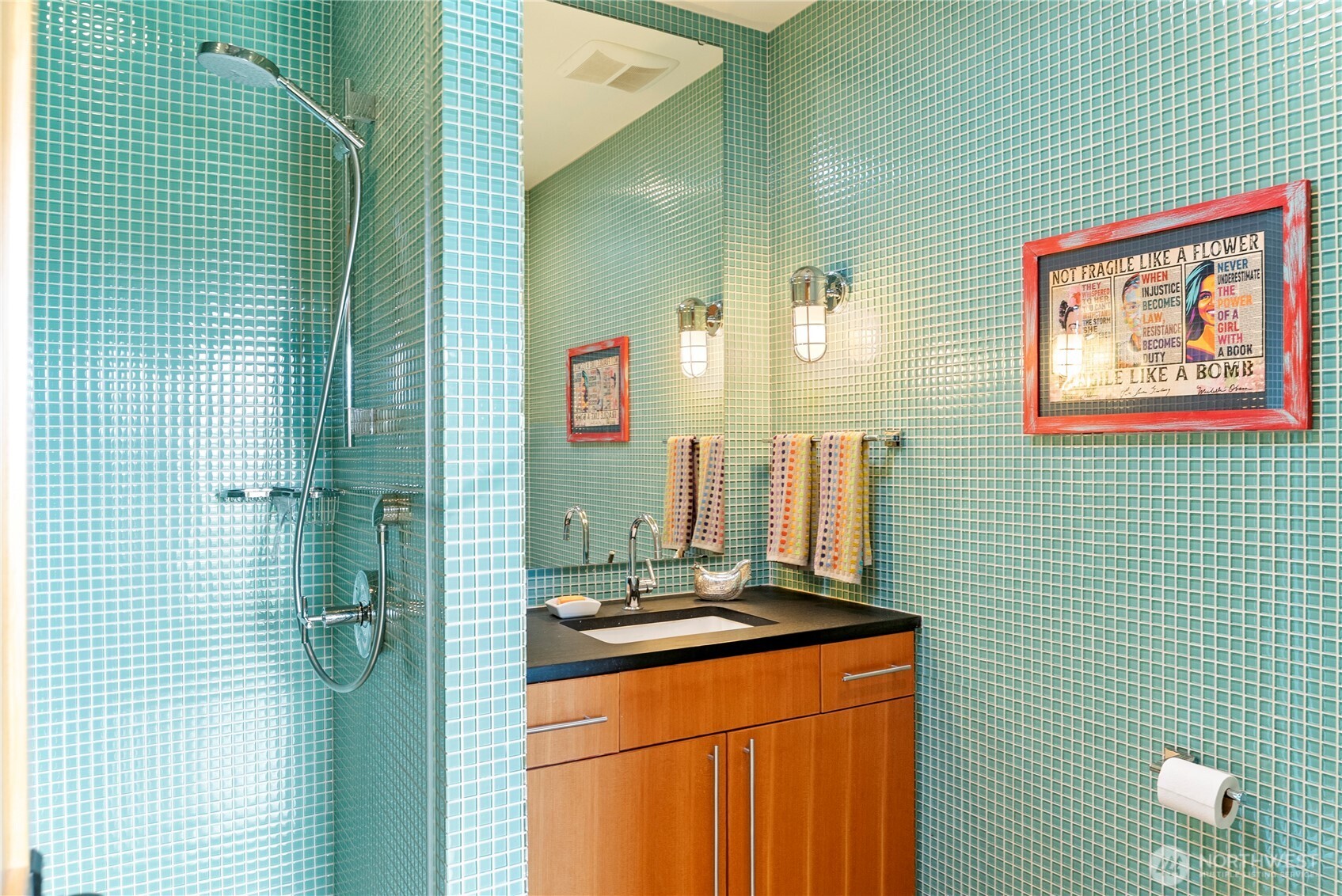 48 Thurlow Road Twisp, WA 98856 - Photo 21 of 40 a bathroom with a sink a toilet and mirror