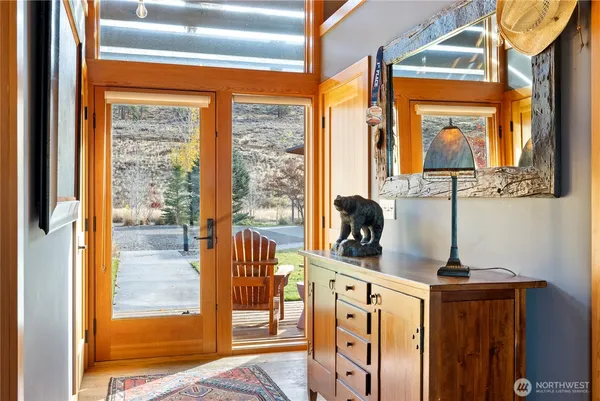 a view of front door and entryway
