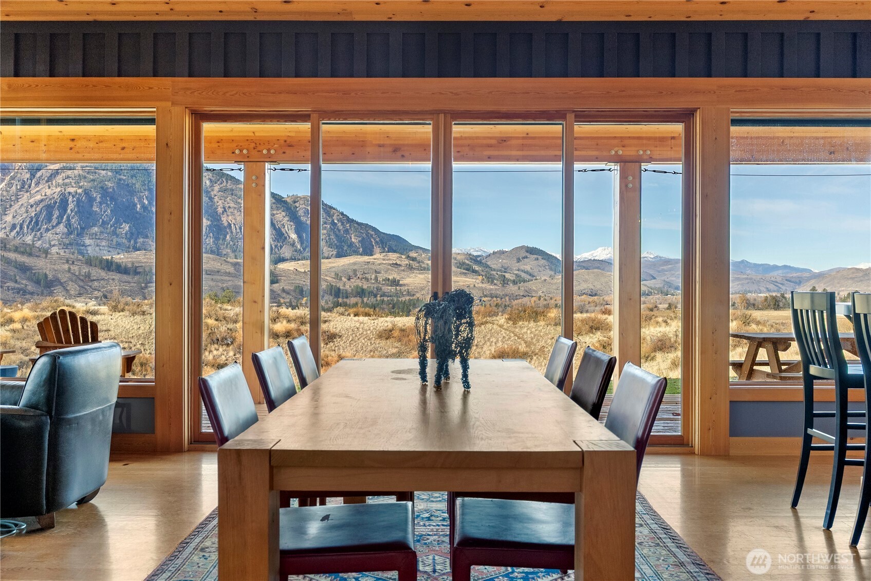 48 Thurlow Road Twisp, WA 98856 - Photo 7 of 40 a view of a dining room with furniture window and outside view