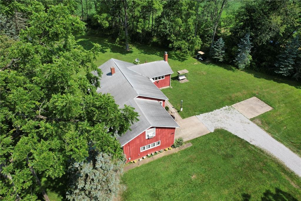 2583 Highway 210 Rural Valley, PA 16249 - Photo 28 of 41 an aerial view of a house with a yard