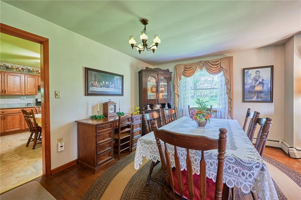 2583 Highway 210 Rural Valley, PA 16249 - Photo 6 of 41 a view of a dining room with furniture window and outside view