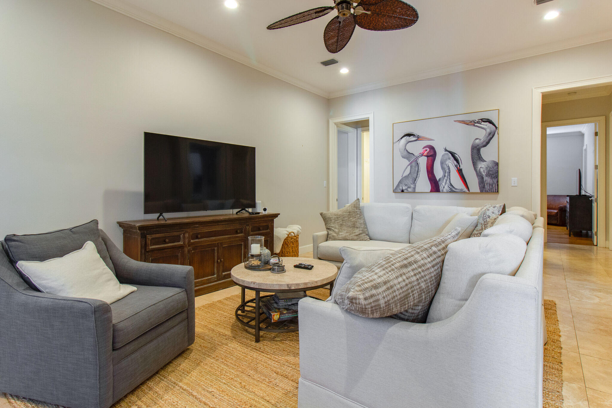 2113 Clipper Cove Miramar Beach, FL 32550 - Photo 4 of 29 a living room with furniture and a flat screen tv